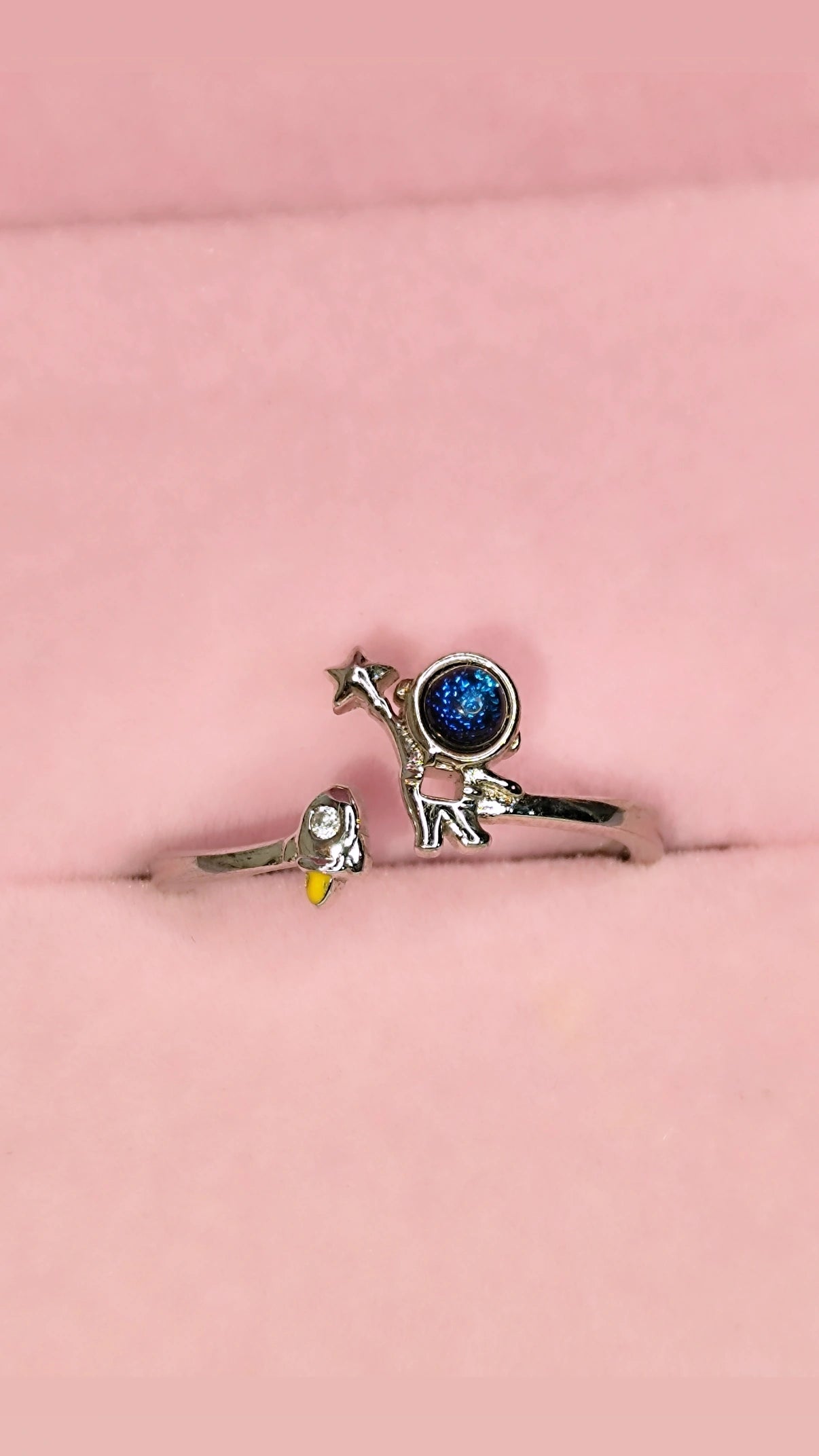 Anillo Astronauta Plata Ley 925