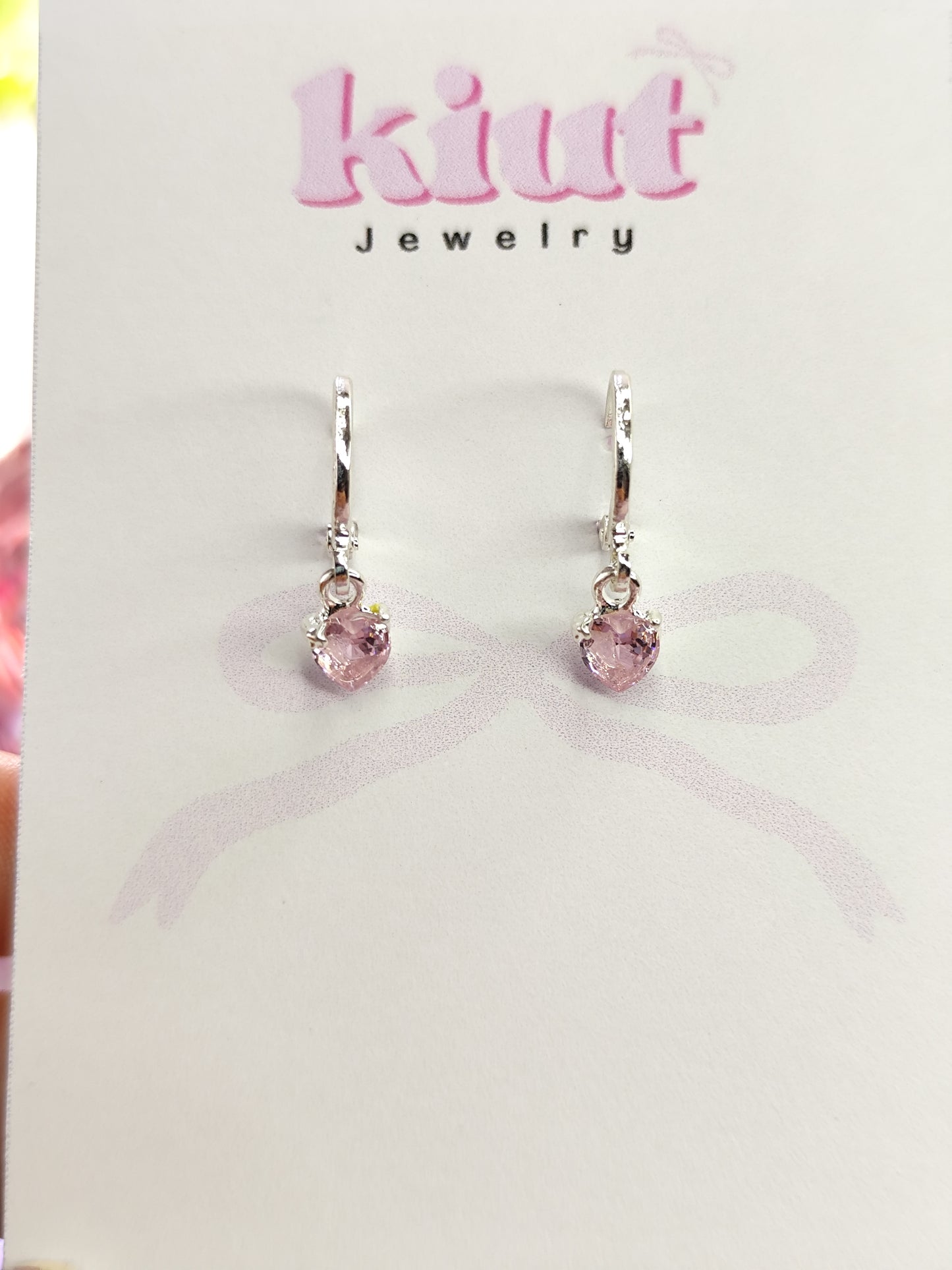 Aretes Huggies Rosé