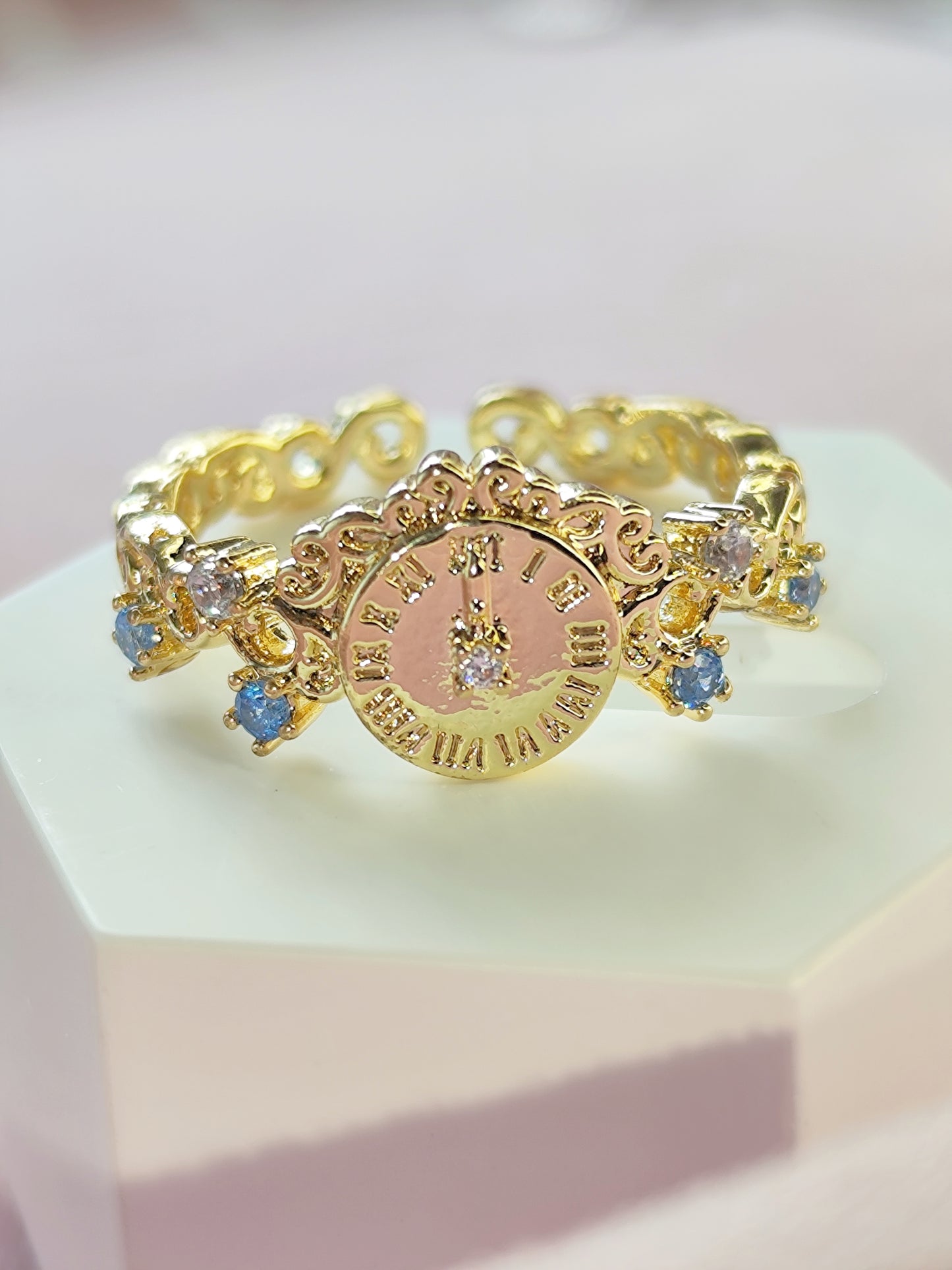 Anillo Alicia Reloj Conejo