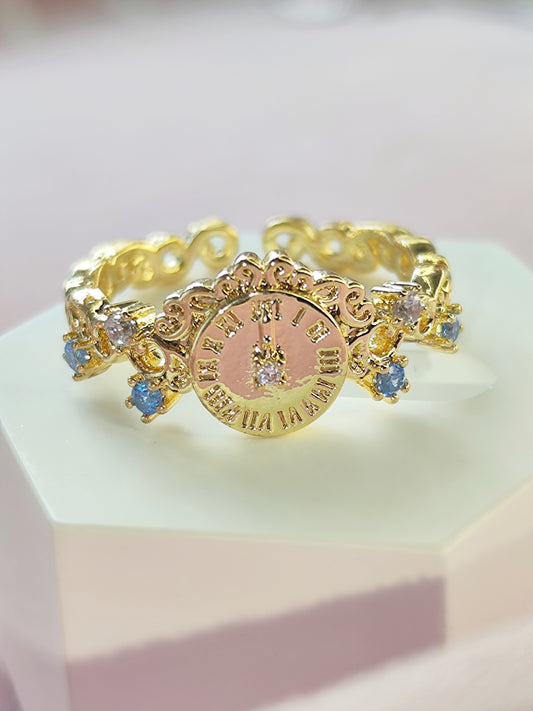 Anillo Alicia Reloj Conejo