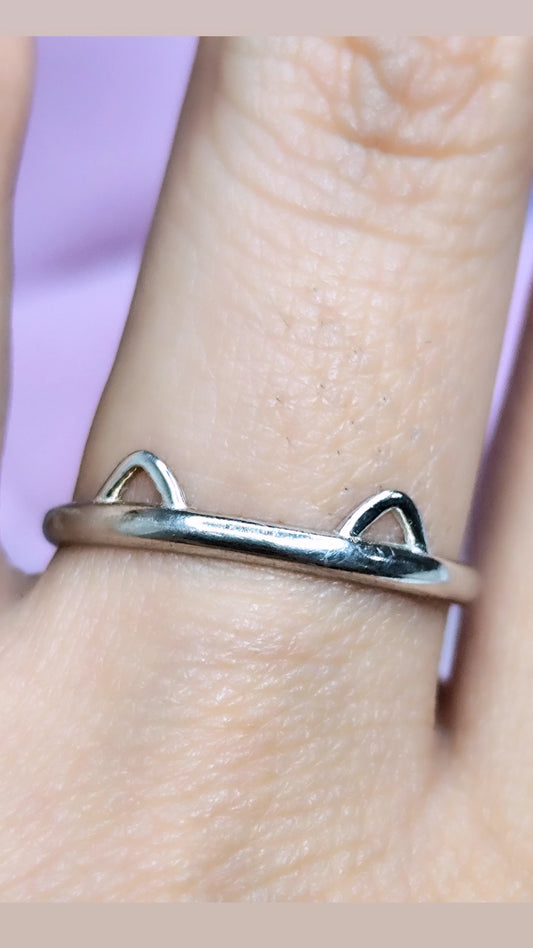 Anillo Huellitas Plata Ley 925